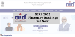 NIRF Pharmacy Ranking 2025
